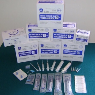 Bơm tiêm vô trùng Vinahankook 1ml, 3ml, 5ml, 10ml, 20ml