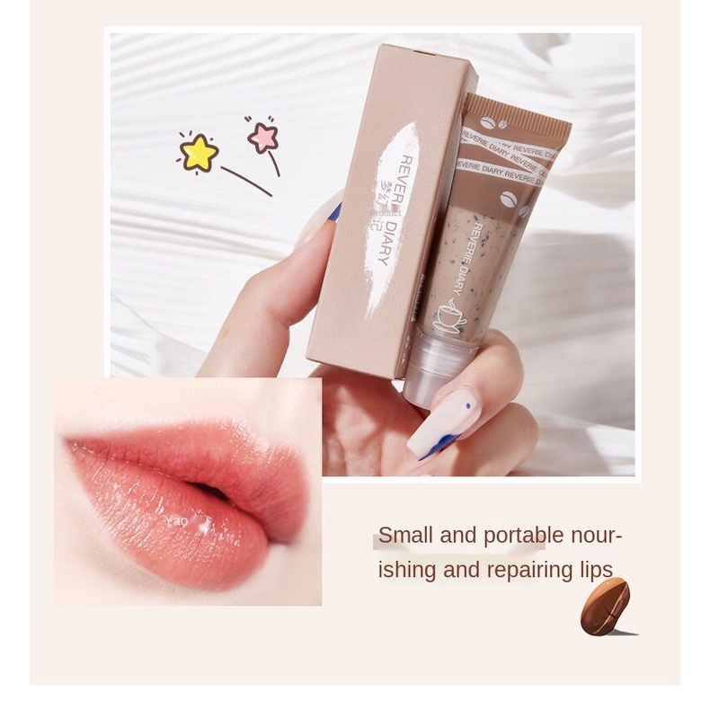 Mặt nạ môi dưỡng ẩm tẩy tế bào chết Reverie Diary tiện dụng