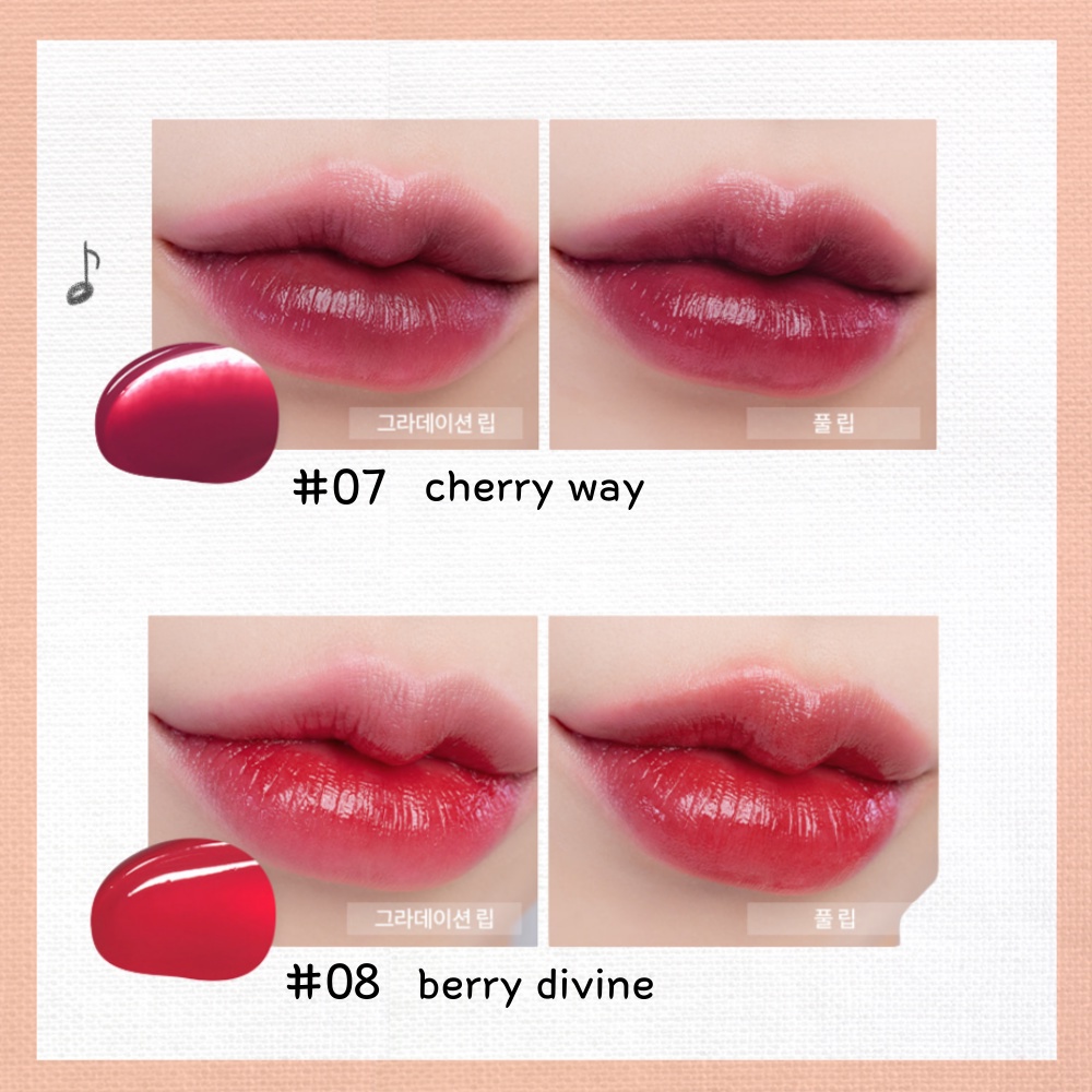 ROMAND  Son tint bạc hà / bạc hà / bạc hà Hàn Quốc / nước dưỡng ẩm / chống lem màu / phong cách la mã / Hàn Quốc