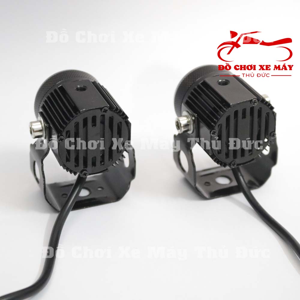 Đèn Trợ Sáng Bi Cầu Mini Trắng Vàng - Nguồn Nhựa