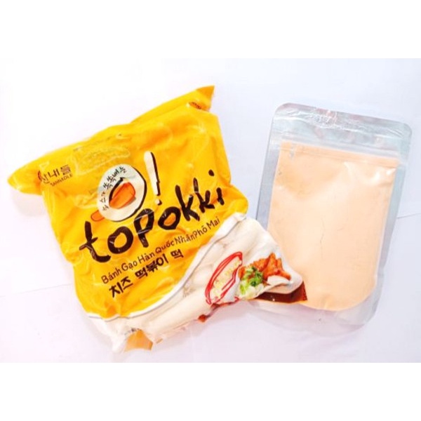 500g bánh gạo nhân phô mai Green food +100g bột phô mai