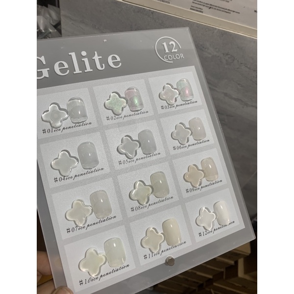 Set Sơn thạch trắng 12 màu