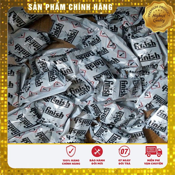 Viên rửa bát finish All in one 120 viên, tổng hợp 6 chức năng trong 1 dùng cho máy rửa bát giá rẻ