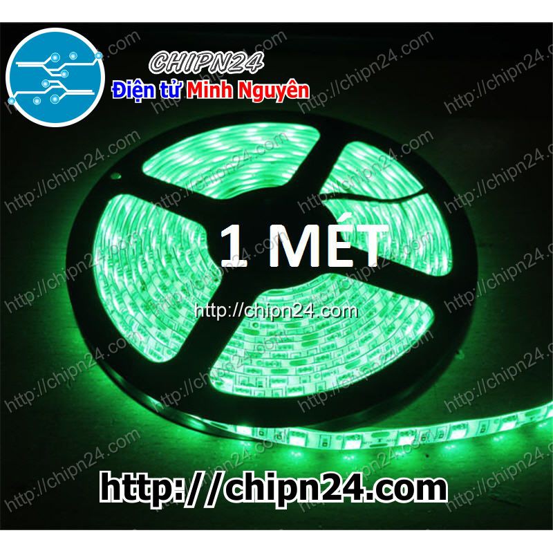 [1 MÉT] [1 MÉT] Led Dây 5050 Có Keo Chống Nước XANH LÁ 12VDC