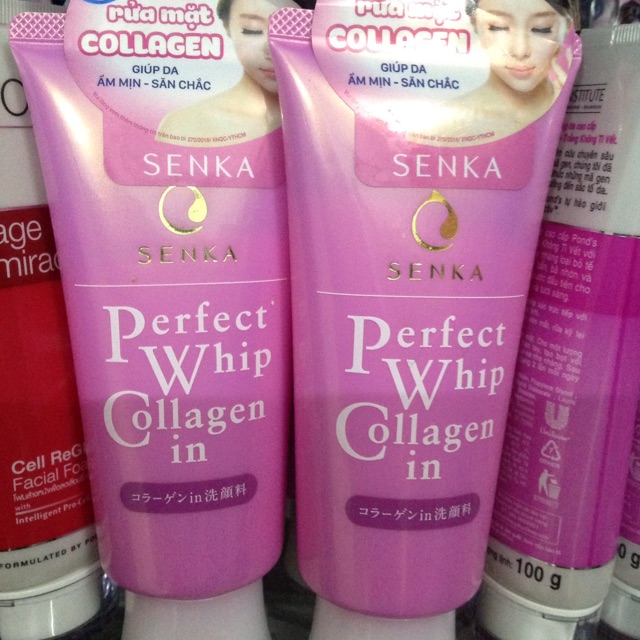 Sửa rửa mặt perfect whip collagen