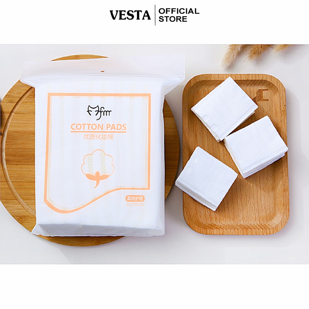 Bông Tẩy Trang 3 Lớp 𝑭𝒓𝒆𝒆𝒔𝒉𝒊𝒑 Bổng Tẩy Trang Cotton Pads Mofa Meiren Túi 222 Miếng | BigBuy360 - bigbuy360.vn