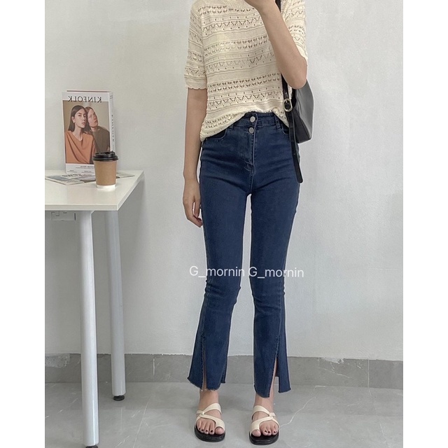 Quần jeans ống xẻ XĐ QJ0979 - Gmornin