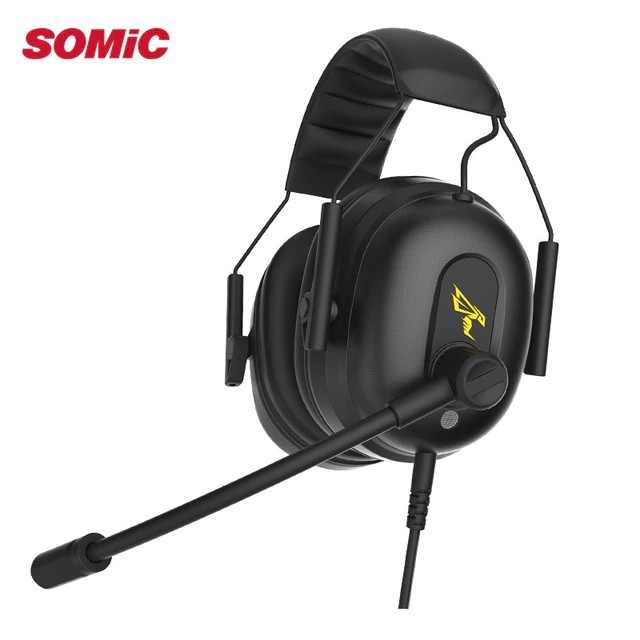 [Mã 159ELSALE hoàn 7% đơn 300K] Tai nghe Gaming Somic G936 Game FPS-BH 12 T, Màu đen, 7.1