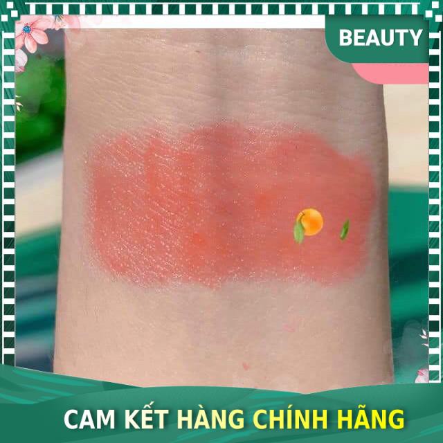 [Chính hãng 100%] Son dưỡng môi hương cam, dưỡng môi hồng, vị chua thanh mát