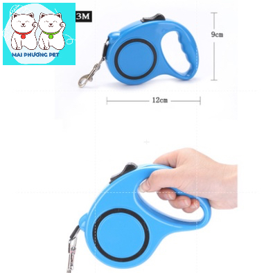 dây dắt tự động cho chó mèo 3M và 5M tự động