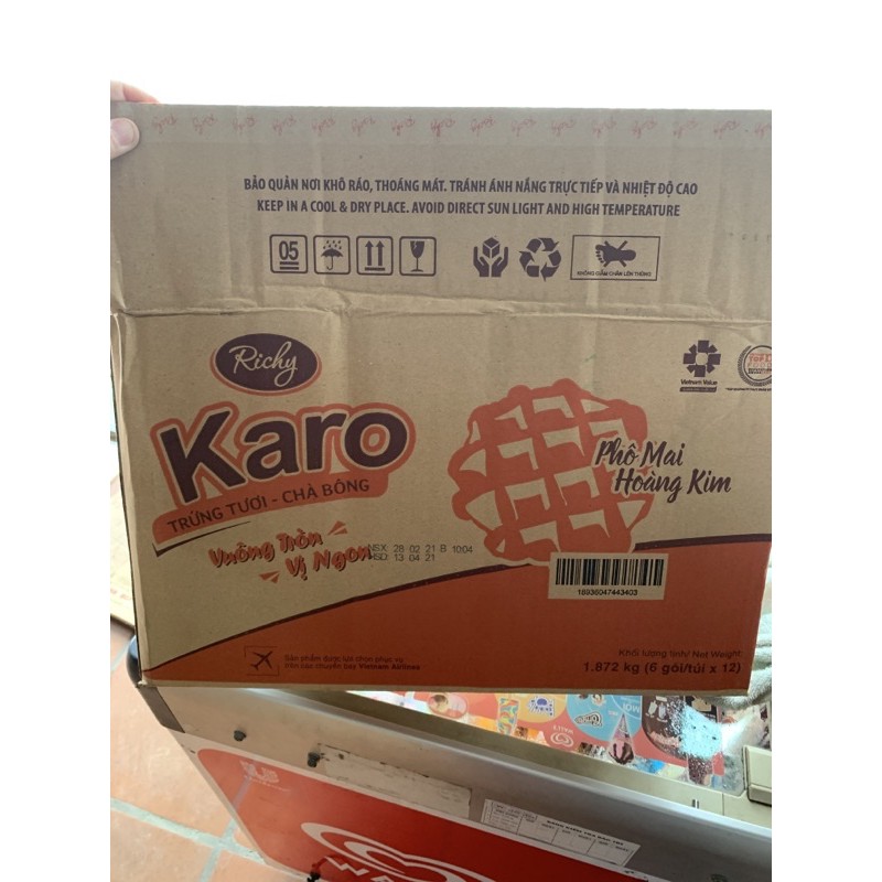 BÁNH KARO VỊ PHÔ MAI HOÀNG KIM MỚI