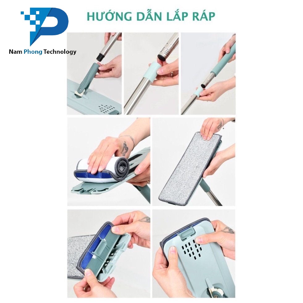 CÂY LAU NHÀ THÔNG MINH TỰ VẮT THẾ HỆ MỚI - THIẾT BỊ LÀM SẠCH NHÀ ƯU VIỆT