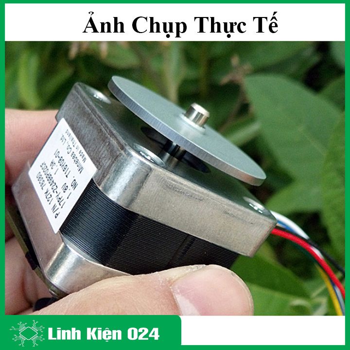 Động Cơ Bước 42BYG Có Giá Đỡ 1.3A 0.9 Độ