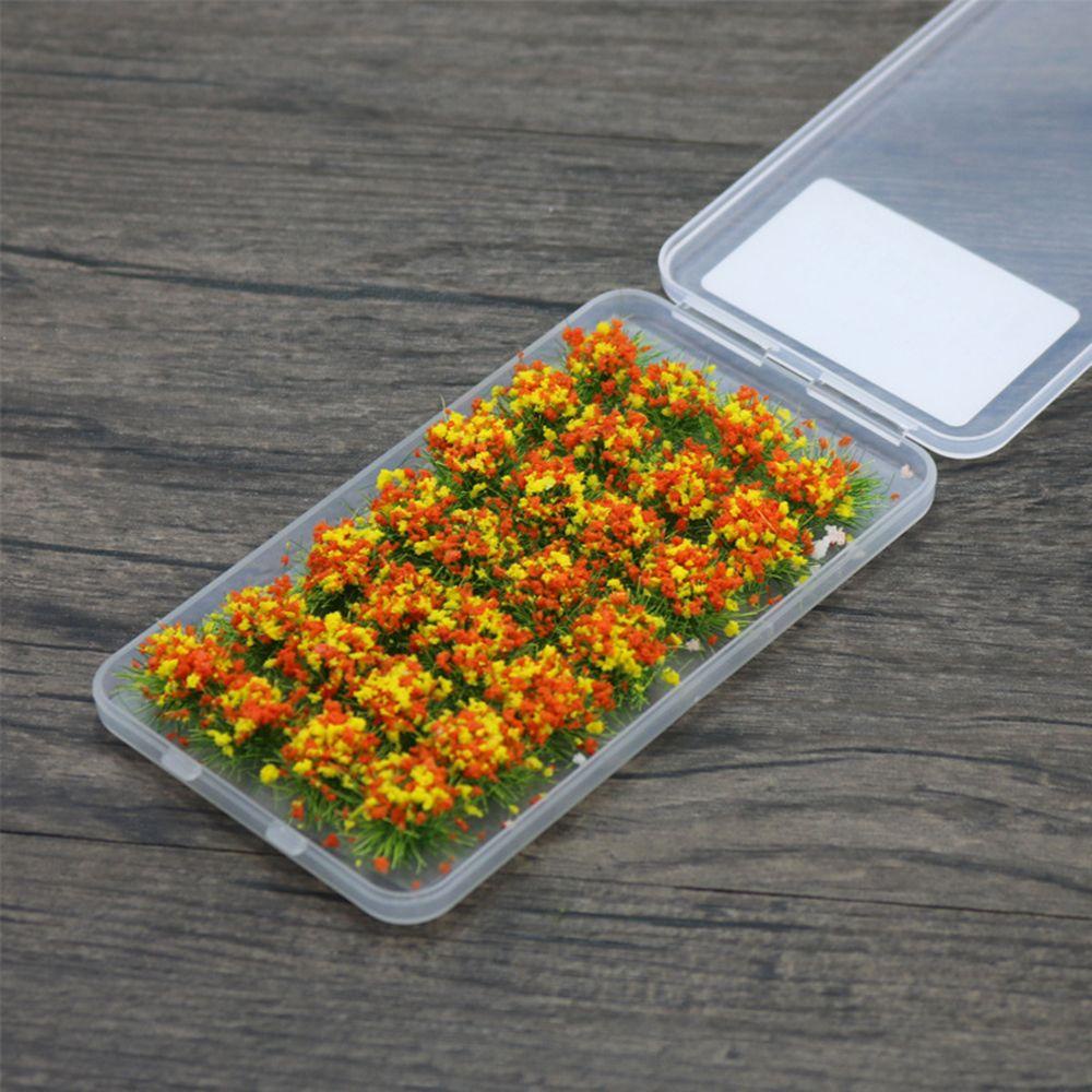 MUVAKO Mô Hình Tàu Lửa / Hoa Nhiều Màu Trang Trí Tiểu Cảnh