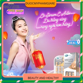 NNO VITE WHITENING SERUM (Hộp 30 viên) serum trắng da ngăn ngừa lão hoá