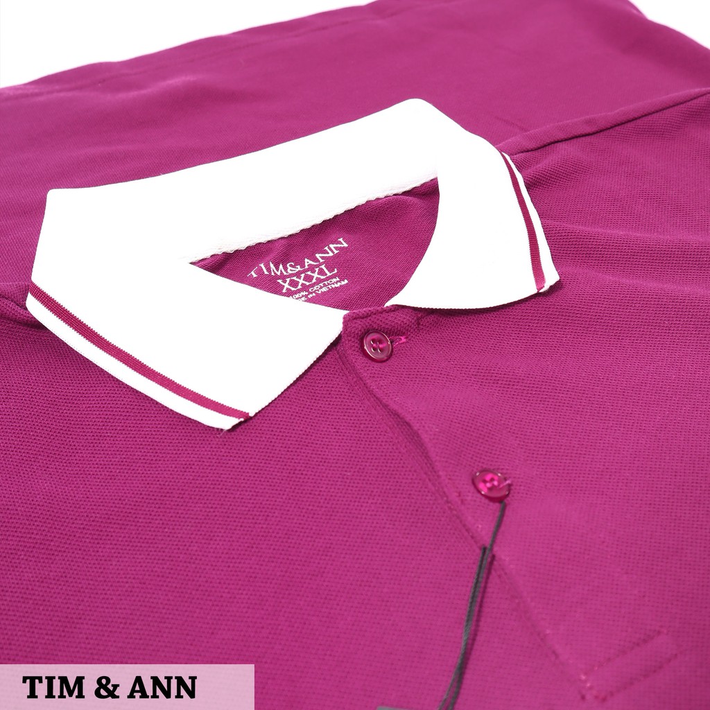 [ COTTON CAO CẤP + SIZE LỚN ] Áo Thun Polo Nam Tay Ngắn Phối Cổ Viền