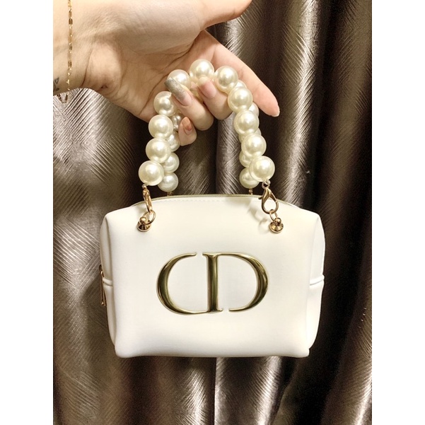 Túi gift DI.or trắng túi mỹ phẩm đi ồ