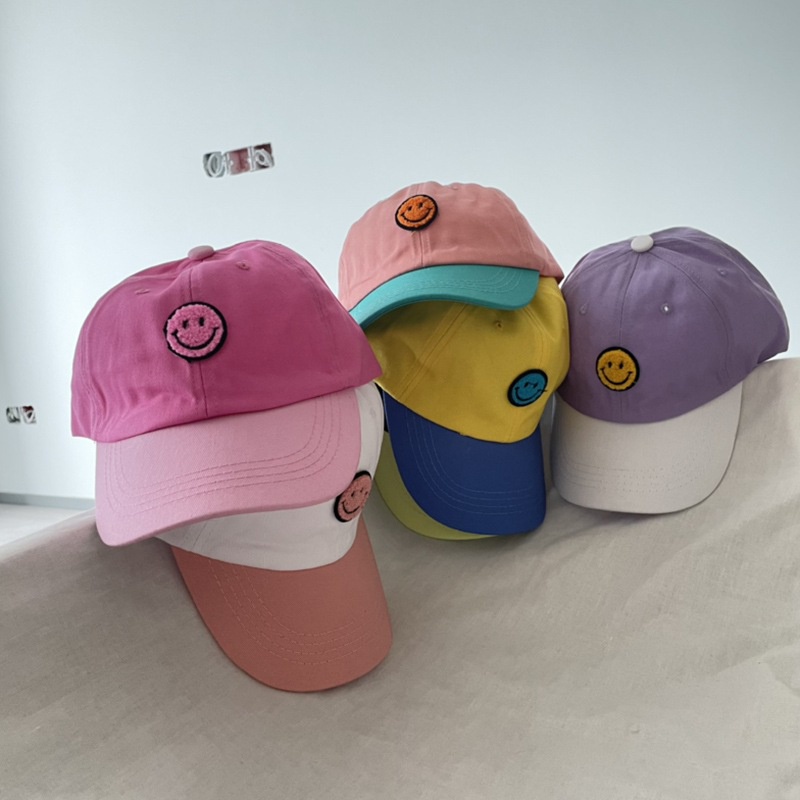 Mũ lưỡi trai cotton in hình đáng yêu thời trang Hàn Quốc