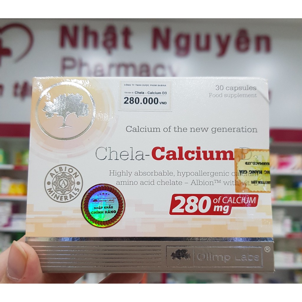 Viên uống bổ sung sắt và vitamin D Chela Calcium D3