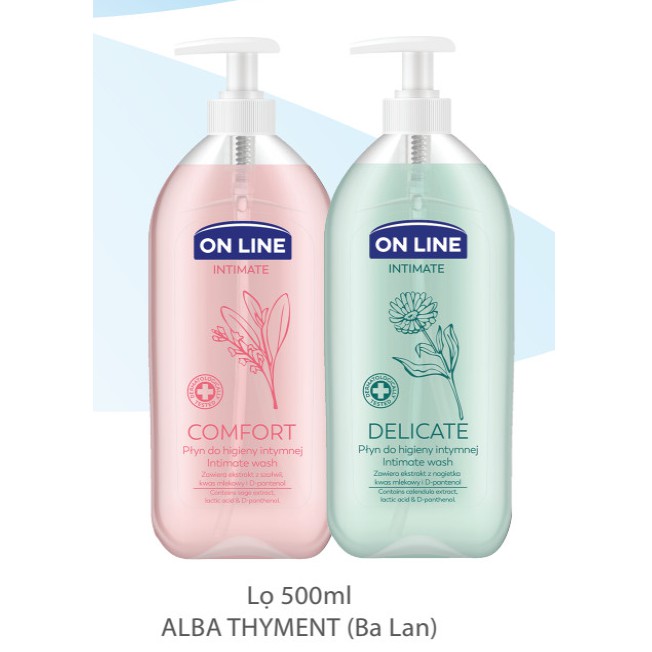 Dung Dịch Vệ Sinh ON LINE INTIMATE 500ml - Hàng chính hãng Ba Lan