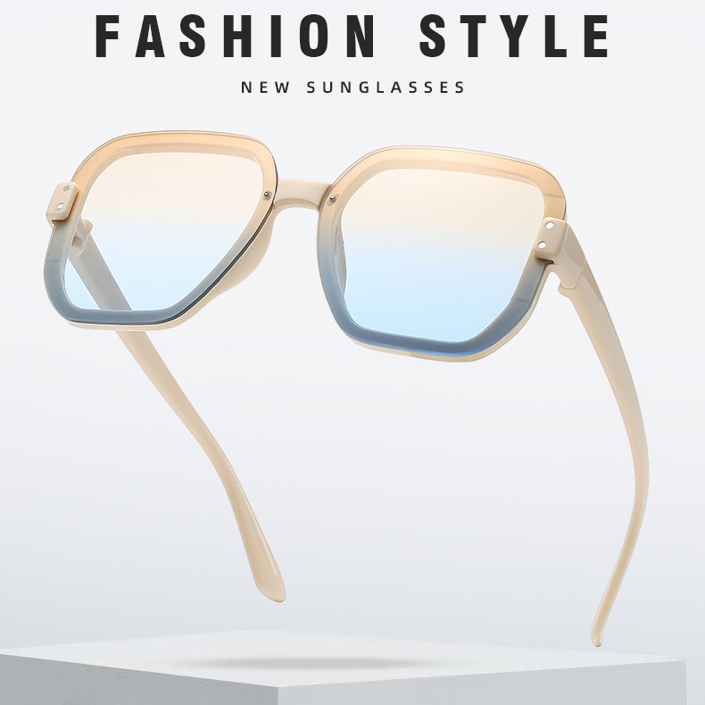 Kính Râm Không Gọng Màu Gradient Thời Trang
