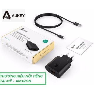 (Có VIDEO) BỘ SẠC NHANH CHUẨN QC 2.0 HÃNG AUKEY - PA(U28)