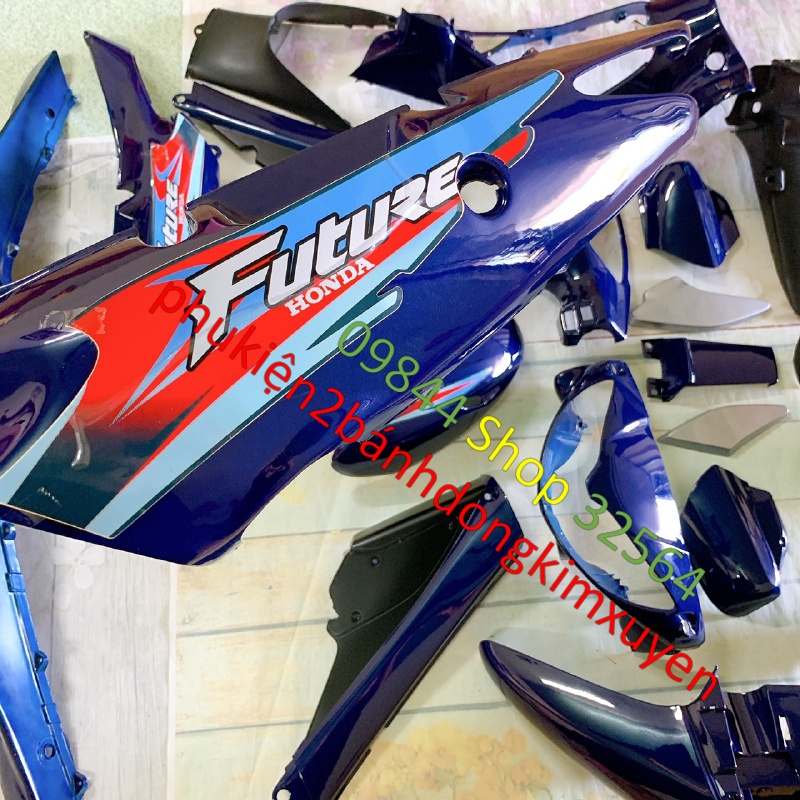 Dàn áo xe Future 1 màu XANH TÍM , nhựa ABS nguyên sinh
