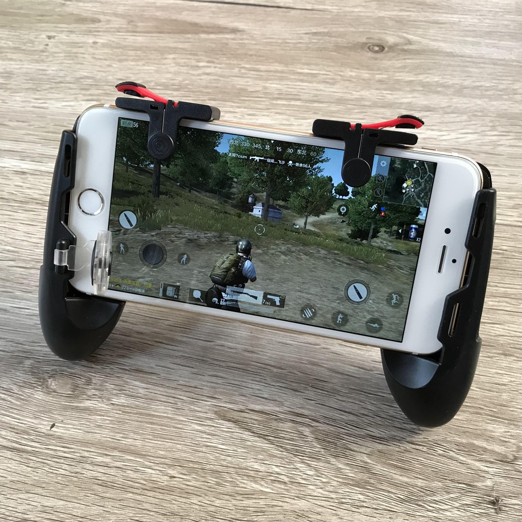 Tay cầm chơi game điện thoại chơi Liên quân - nút bắn PUBG mobile kèm joystick - jl01h - Hàng nhập khẩu