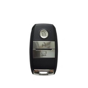 Ốp chìa khóa xe Kia Seltos, Soluto, Sonet mẫu carbon lót silicon cao cấp + kèm móc treo chìa