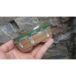 chậu mini men chảy độc đáo