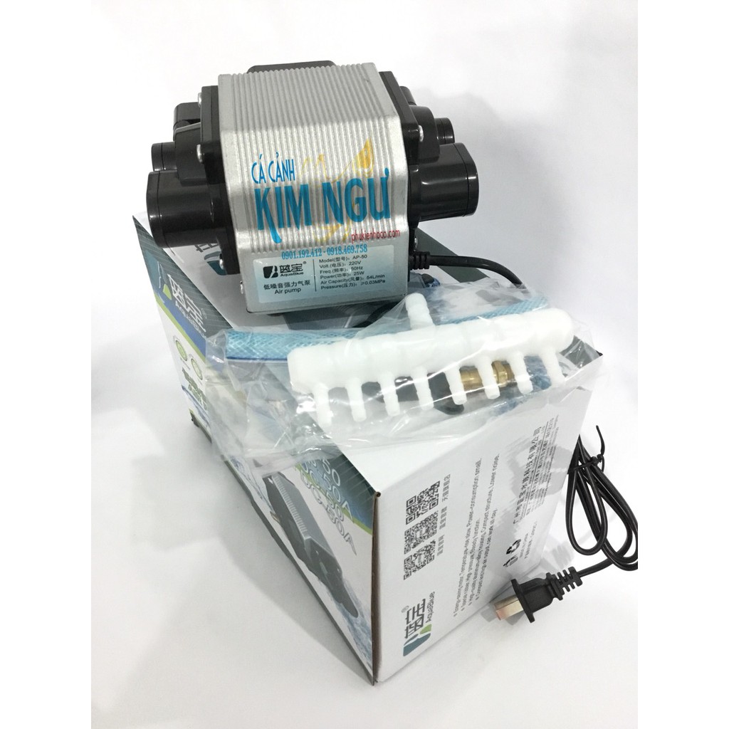 Sủi Oxy Hồ Cá AQUABLUE AP 30 AP 50  AP 80B