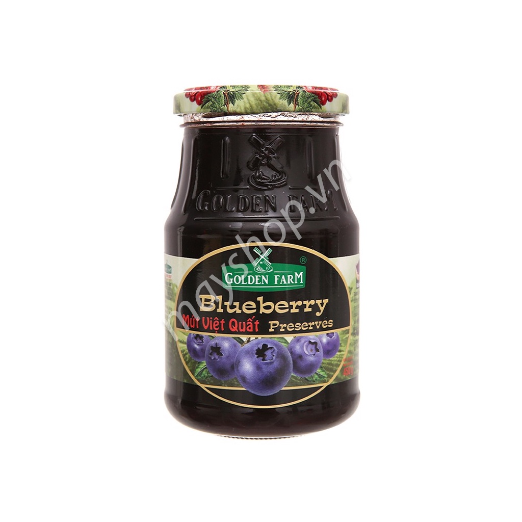 Mứt việt quất Preserves Golden Farm
