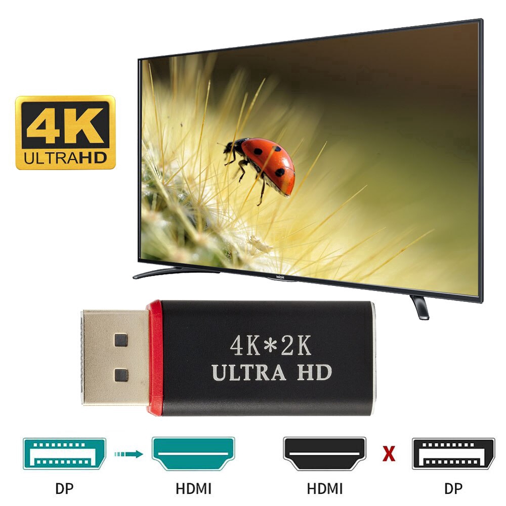 Đầu chuyển đổi cổng 30hz 4K * 2K DP sang cổng HDMI chất lượng cao