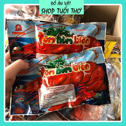 [ Siêu Rẻ ]Snack tôm hùm biển siêu cay , độ dai vừa phải gói, đồ ăn vặt cổng trường cực hot