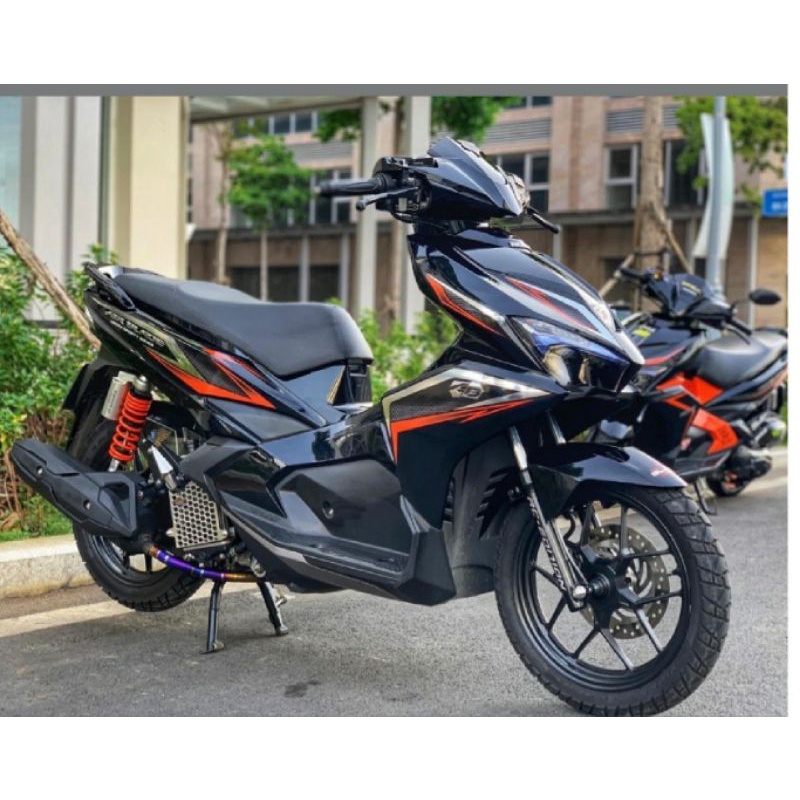 tem rời dán xe ab cam đen