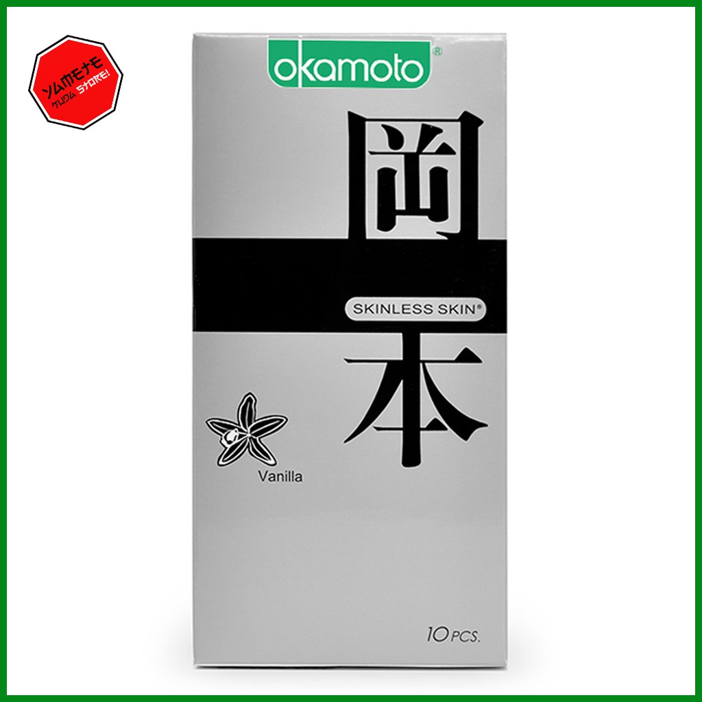 [Tặng mã YAMETETD 8K] Bao Cao su Okamoto Skinless Skin Vanilla Hộp 10 Cái