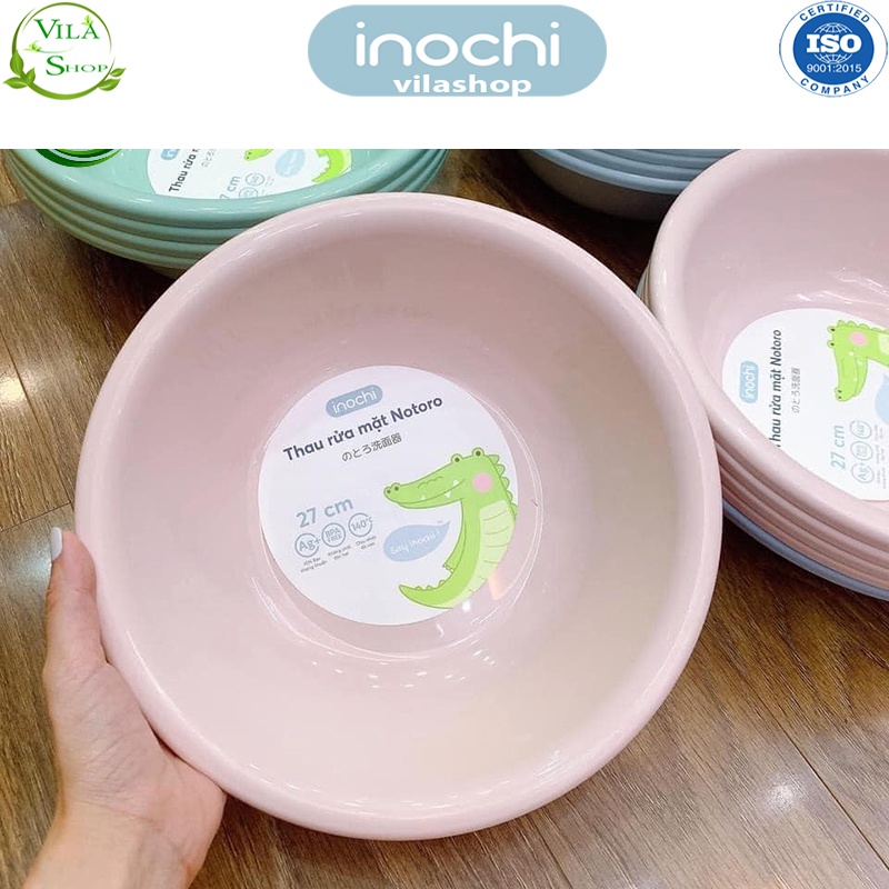 Thau Rửa Mặt 27cm, Chậu Rửa Mặt Notoro Inochi Nhựa Cao Cấp, Chắc Chắn, Sang Trọng An Toàn Cho Sức Khỏe