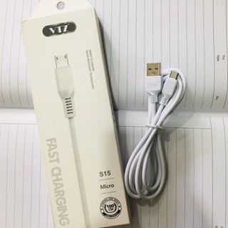 Cáp Sạc VTZ S15 MicroUSB 1m Cho Điện Thoại Android