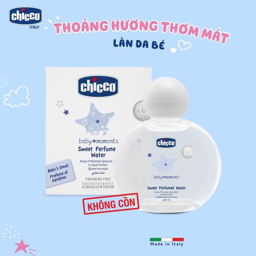 Nước hoa hương tự nhiên Chicco cho bé từ 0M+