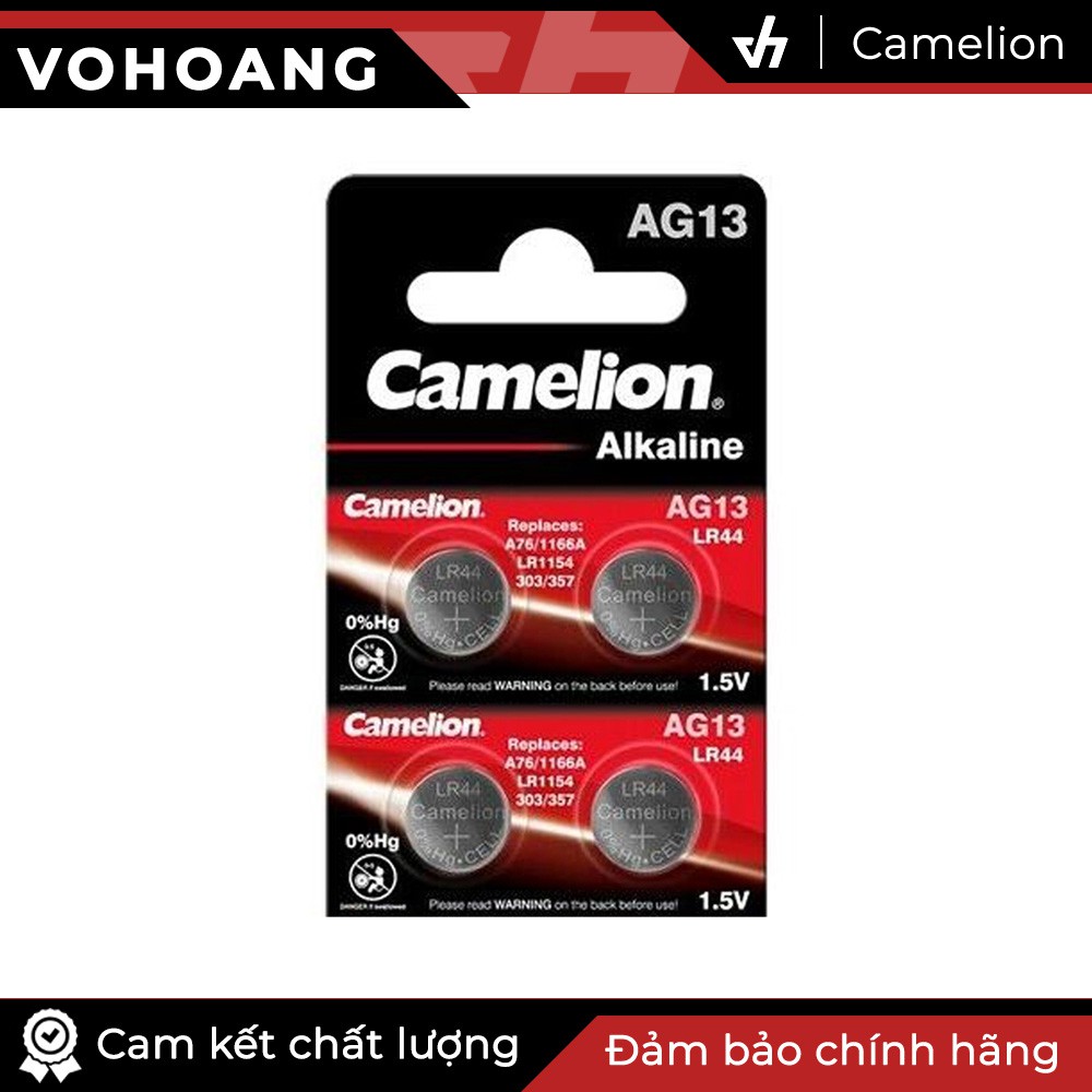 4 pin Camelion AG13 - Pin nút alkaline 1.5V