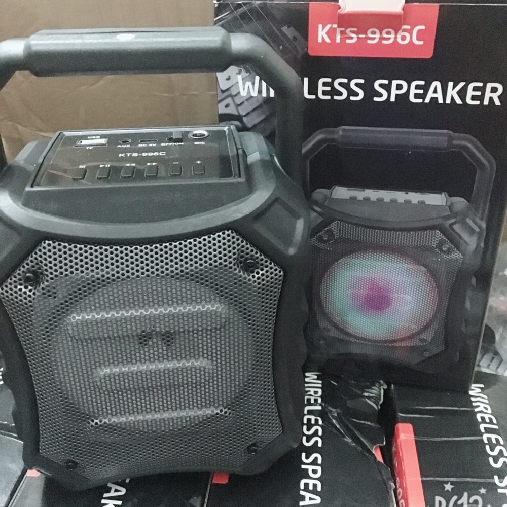 Loa Bluetooth 996A/996C kèm micro có dây Karaoke