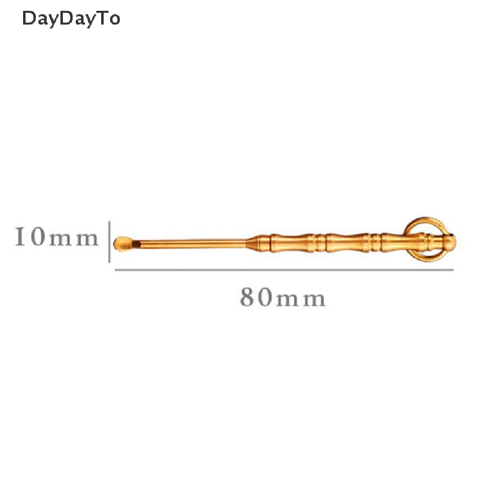 Muỗng Lấy Ráy Tai Bằng Đồng Có Móc Khóa Tiện Dụng