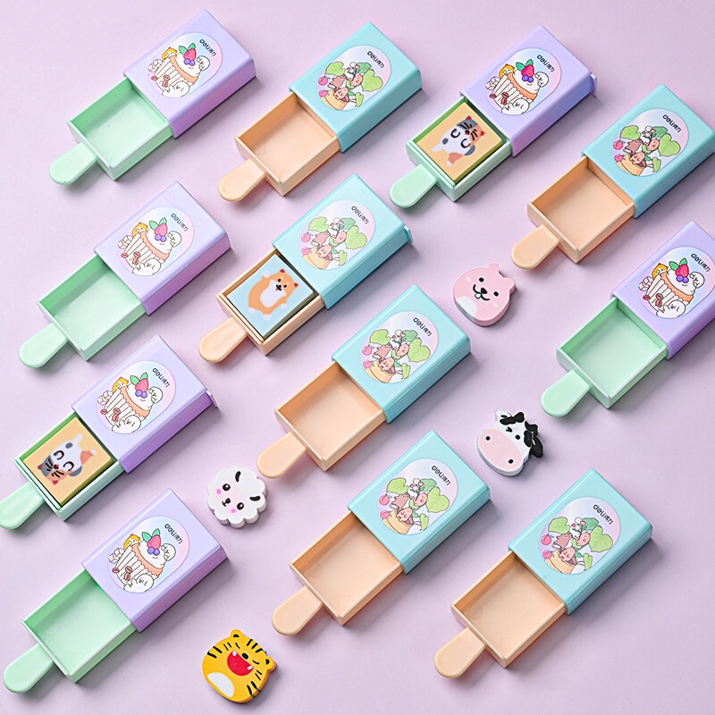 Cục Tẩy Bằng Cao Su Mềm Hình Hoạt Hình Sáng Tạo Cho Bé