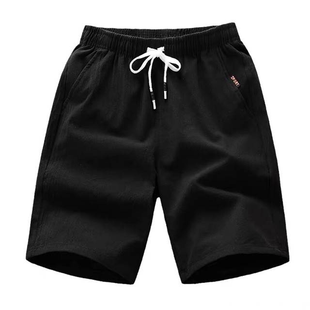 Quần đùi vải đũi nam (m-5XL)