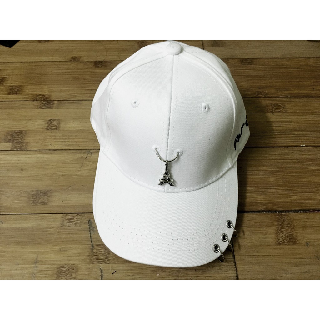 [RẺ ĐẸP_TRƠN SHIP ĐƠN 50K] Mũ lưỡi trai, nón kết tháp Eiffel A055 ôm đầu, vành cong, vài kaki mát