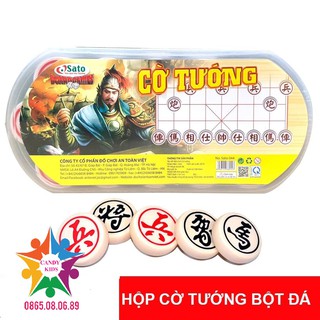 BỘ CỜ TƯỚNG BẰNG BỘT ĐÁ HÃNG SATO VIỆT NAM