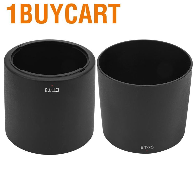 Loa Che Nắng Bằng Nhựa Cho Ống Kính Máy Ảnh Canon Ef 100mm F/2.8L Usm Et-73 - Màu Đen 1 Cái