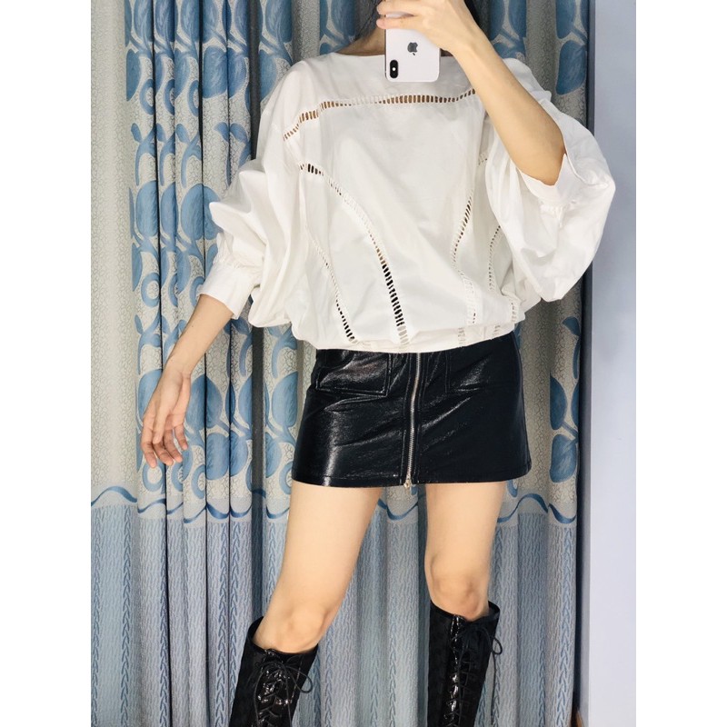 Sơmi trắng tay siêu phồng