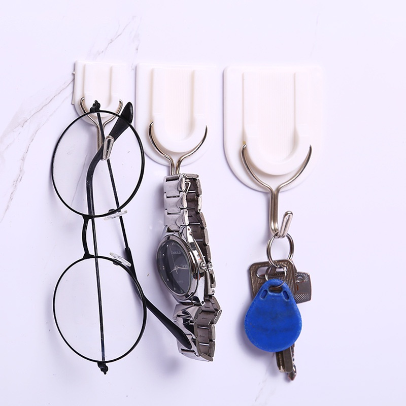Móc Treo Đồ Dán Tường Siêu Chắc Tiện Dụng Cho Nhà Bếp/Nhà Tắm (Vỉ 6 Chiếc) Vrg1255 SỈ LẺ GIA DỤNG