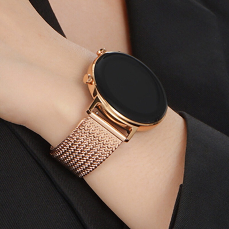 Dây Đeo Đồng Hồ Bằng Thép Không Gỉ Dạng Lưới Kích Thước 16mm 18mm 20mm 22mm Thông Dụng Cho DW